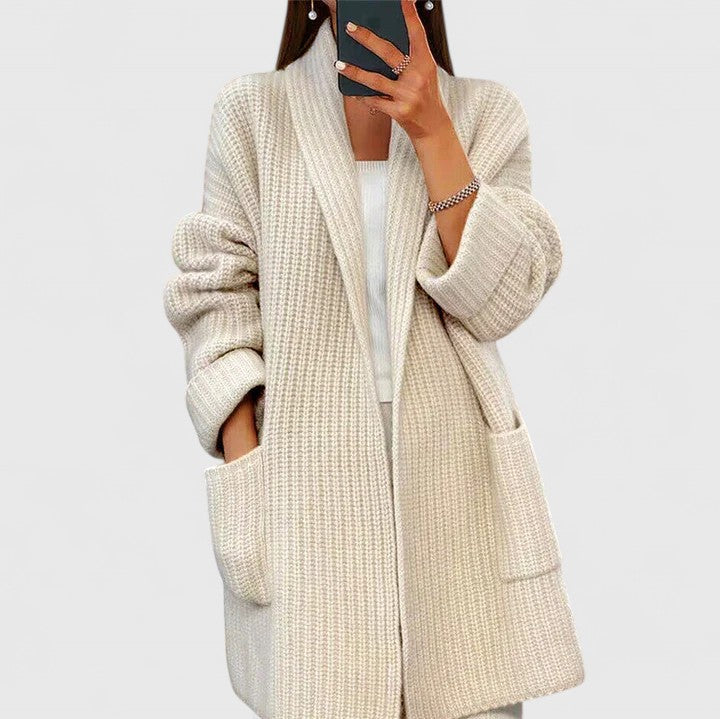 Sheena | Cardigan long à col châle