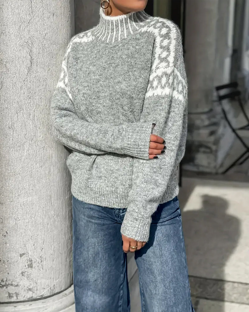 Cosima | Nordic Knit Turtleneck Sweater