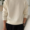 Madox | Knitwear Long Sleeve Ribbed Shirt