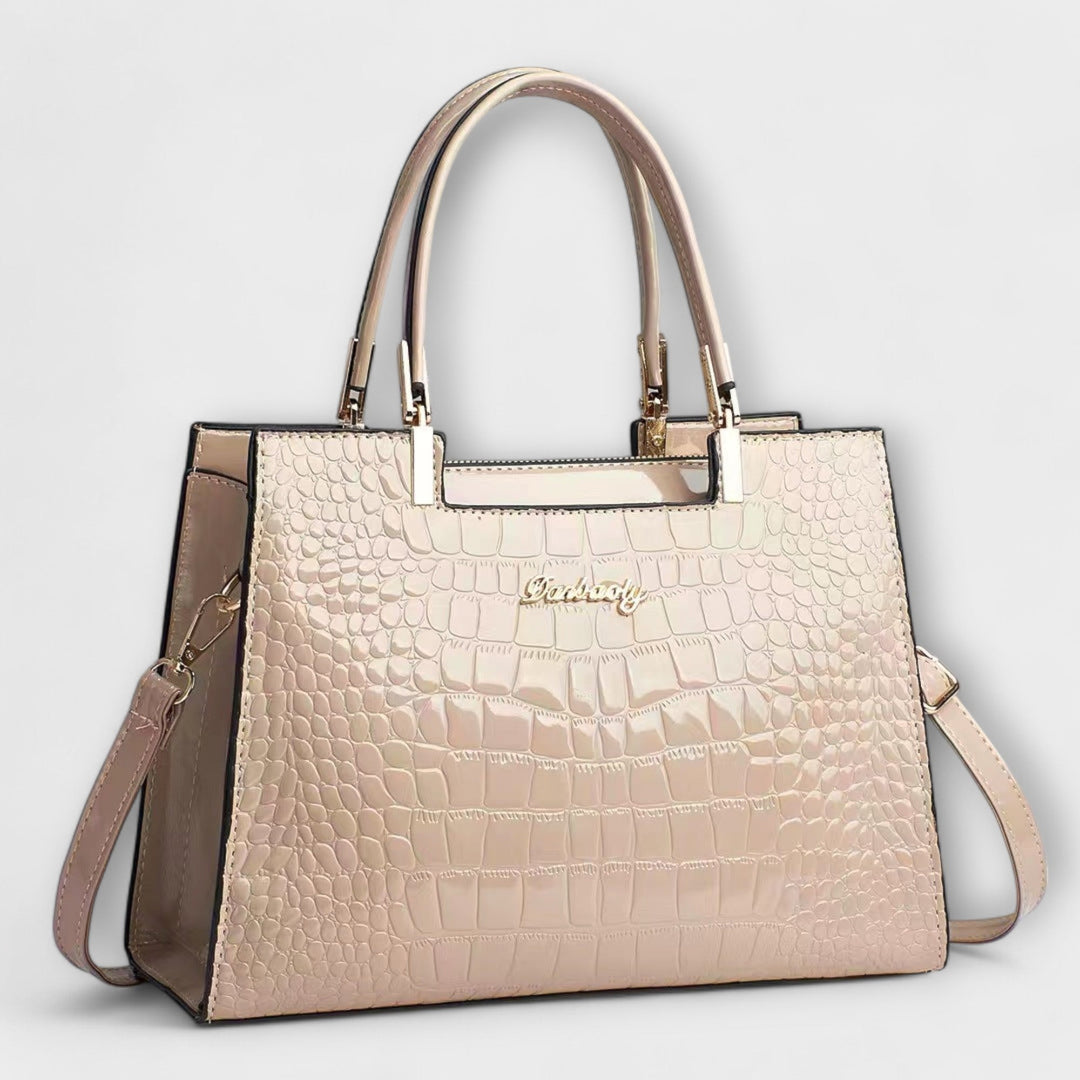 Veda | Crocodile Pattern Handbag