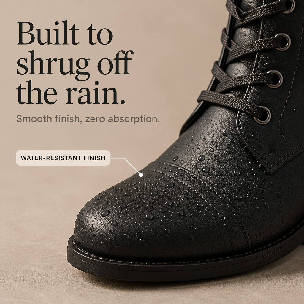 Amarah | Bottines à lacets et fermeture zippée latérale