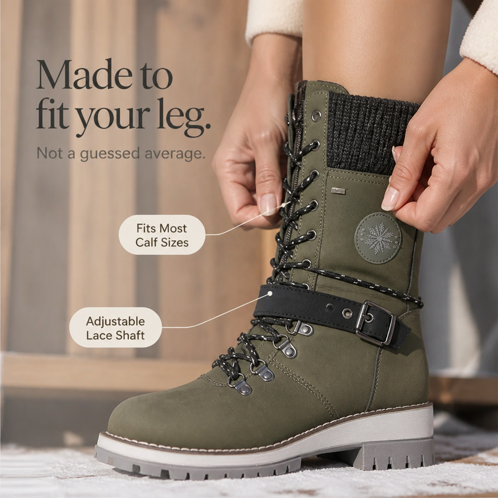 Saima | Bottes de neige isolées montantes ajustables
