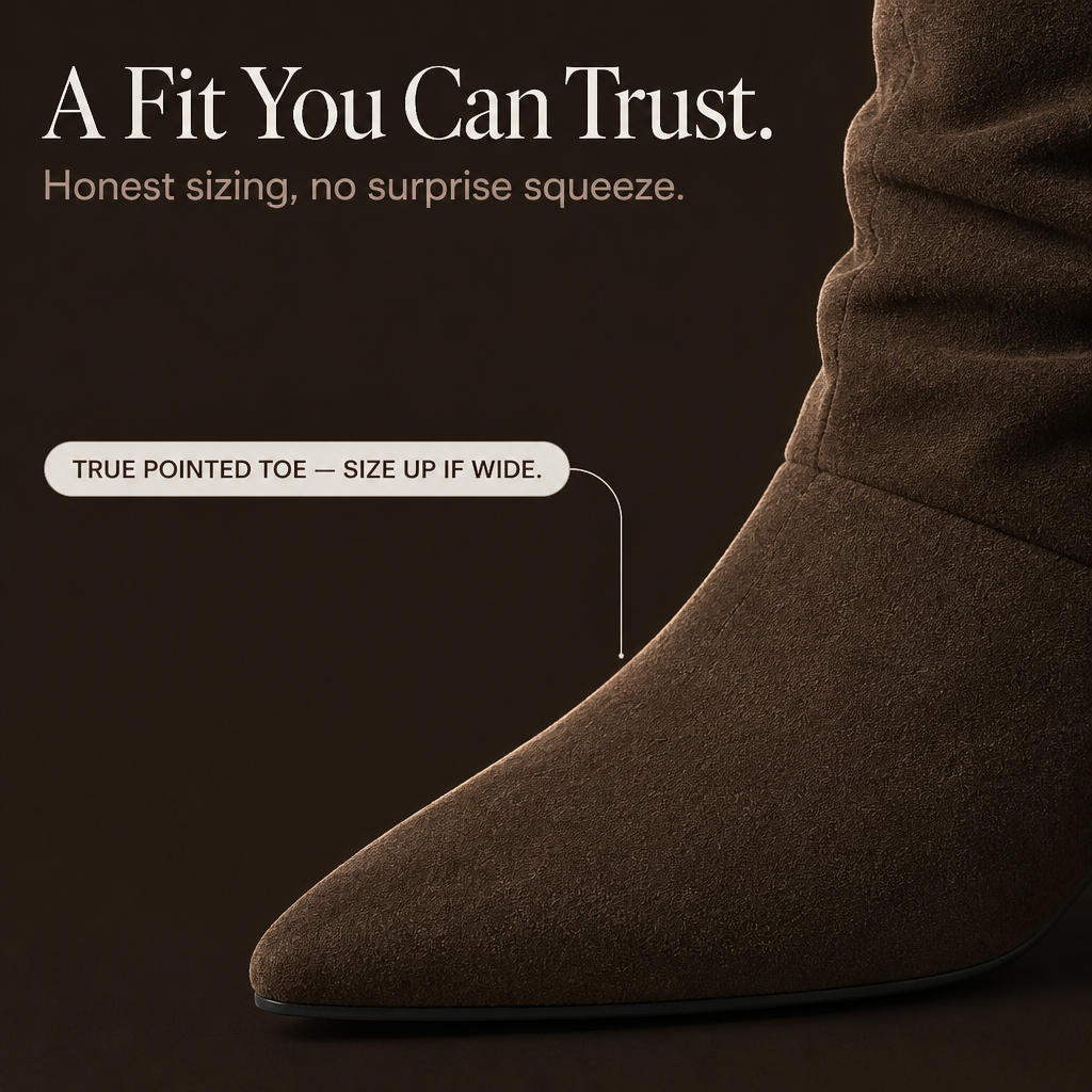 Rimsha | Bottines décontractées en daim à bout pointu