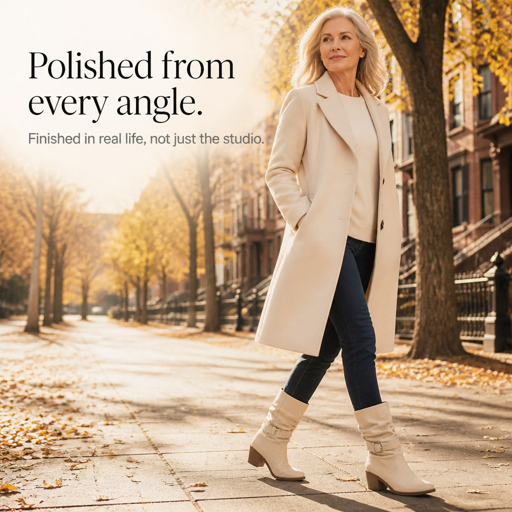 Gray | Pointed-Toe Slouch Mid-Calf Boots