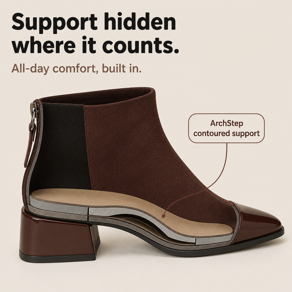 Ira | Bottines à bout pointu et talon épais
