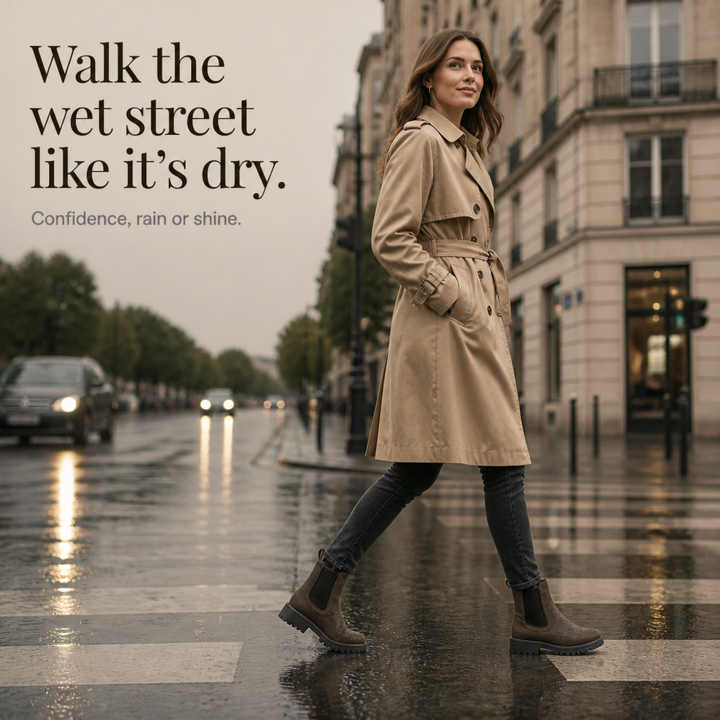 Dreya | Wide-Fit Stretch-Panel Chelsea Boots