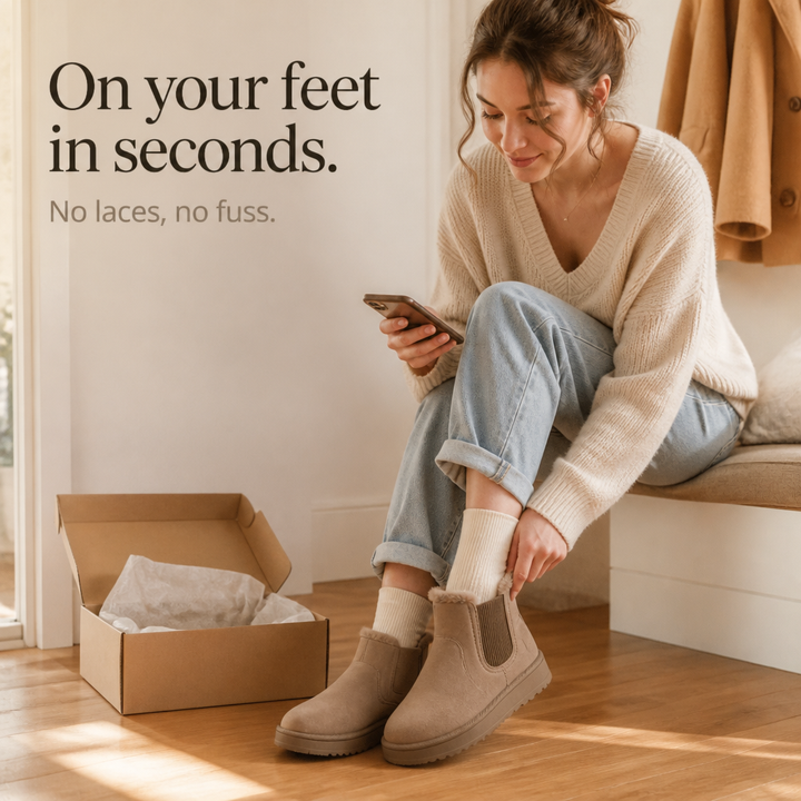 Havanna | Bottes d'hiver à enfiler doublées en fourrure