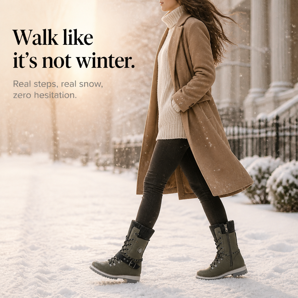 Susy | Bottes d'hiver à tige en tricot pour pieds larges