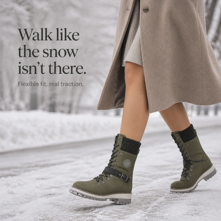 Saima | Bottes de neige isolées montantes ajustables