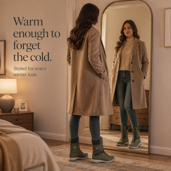 Saima | Bottes de neige isolées montantes ajustables