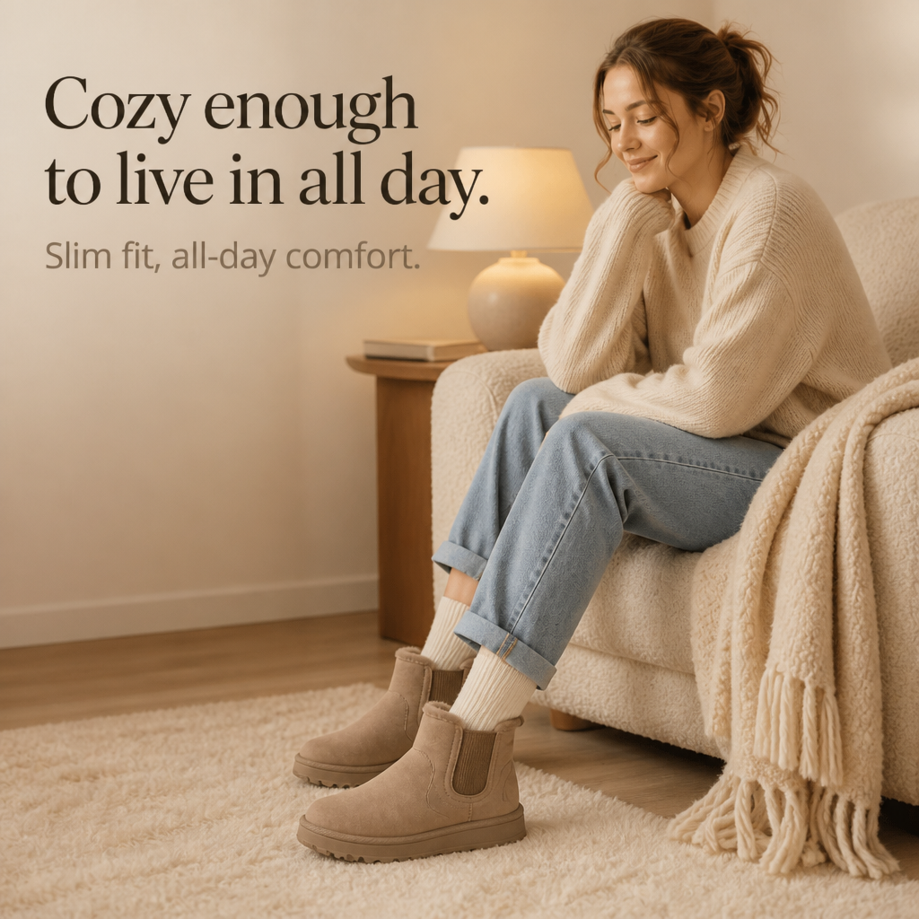 Havanna | Bottes d'hiver à enfiler doublées en fourrure