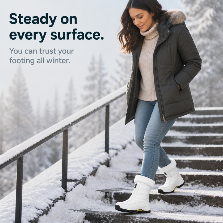 Lilja | Plush-Lined Zip-Up Snow Boots