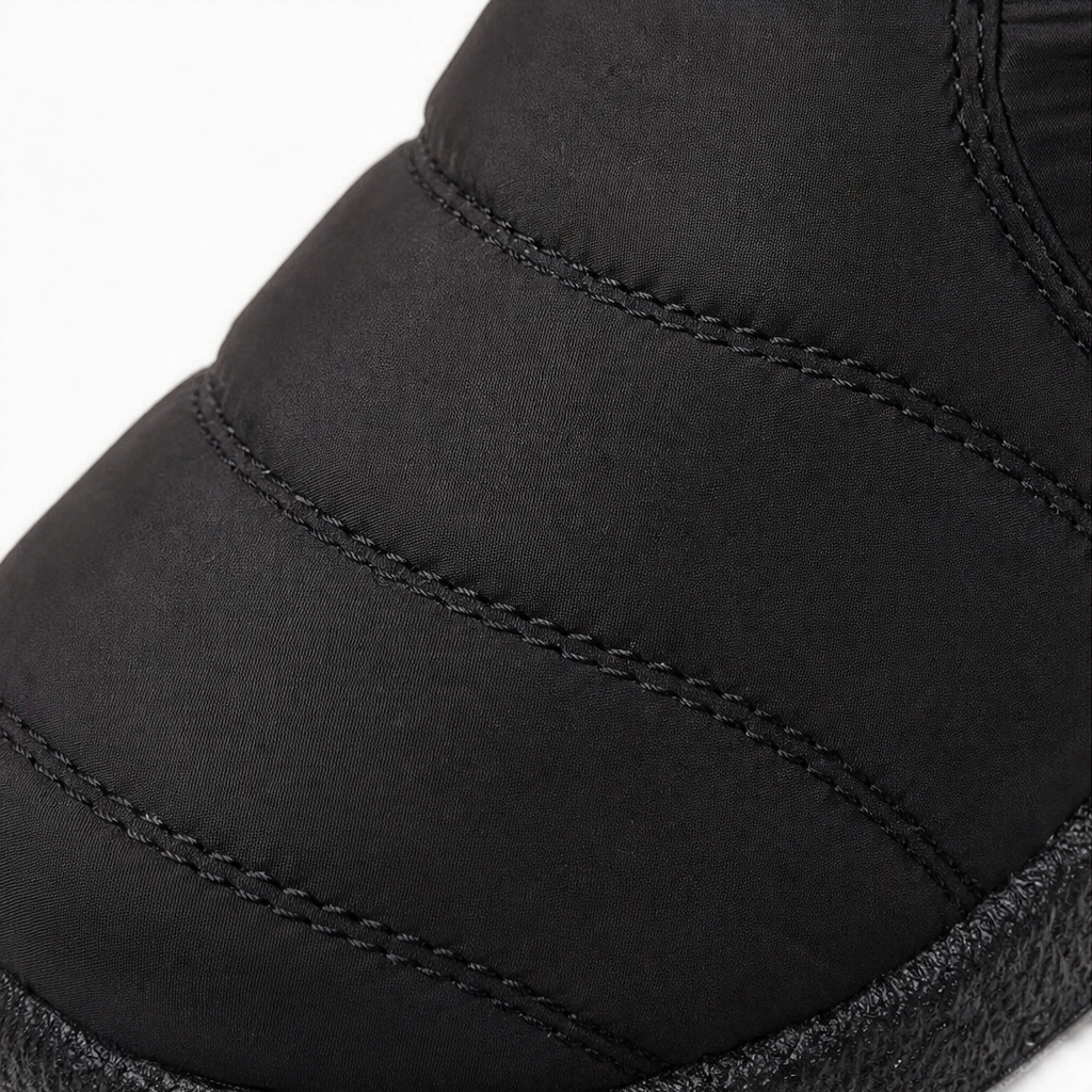 Seija | Plush-Lined Zipper Ankle Boots
