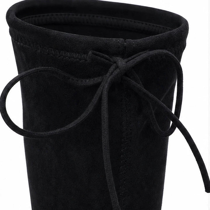 Lucienne | Stretch Suede-Look Over-The-Knee Boots