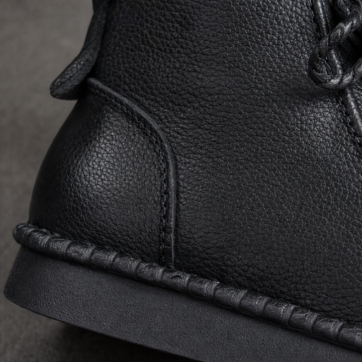 Chenelle | Vintage Lace-Up Ankle Boots