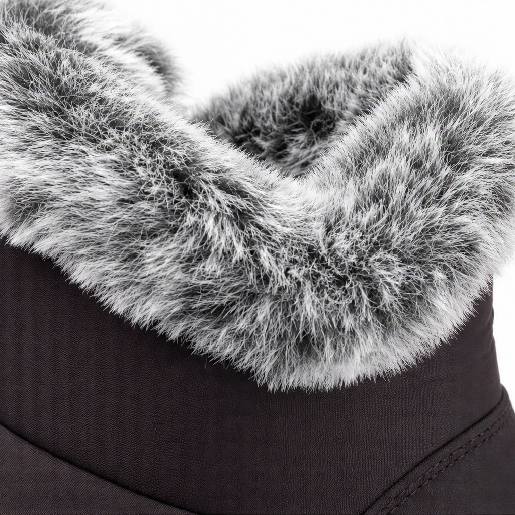 Advika | Bottes de neige imperméables à enfiler doublées en fausse fourrure