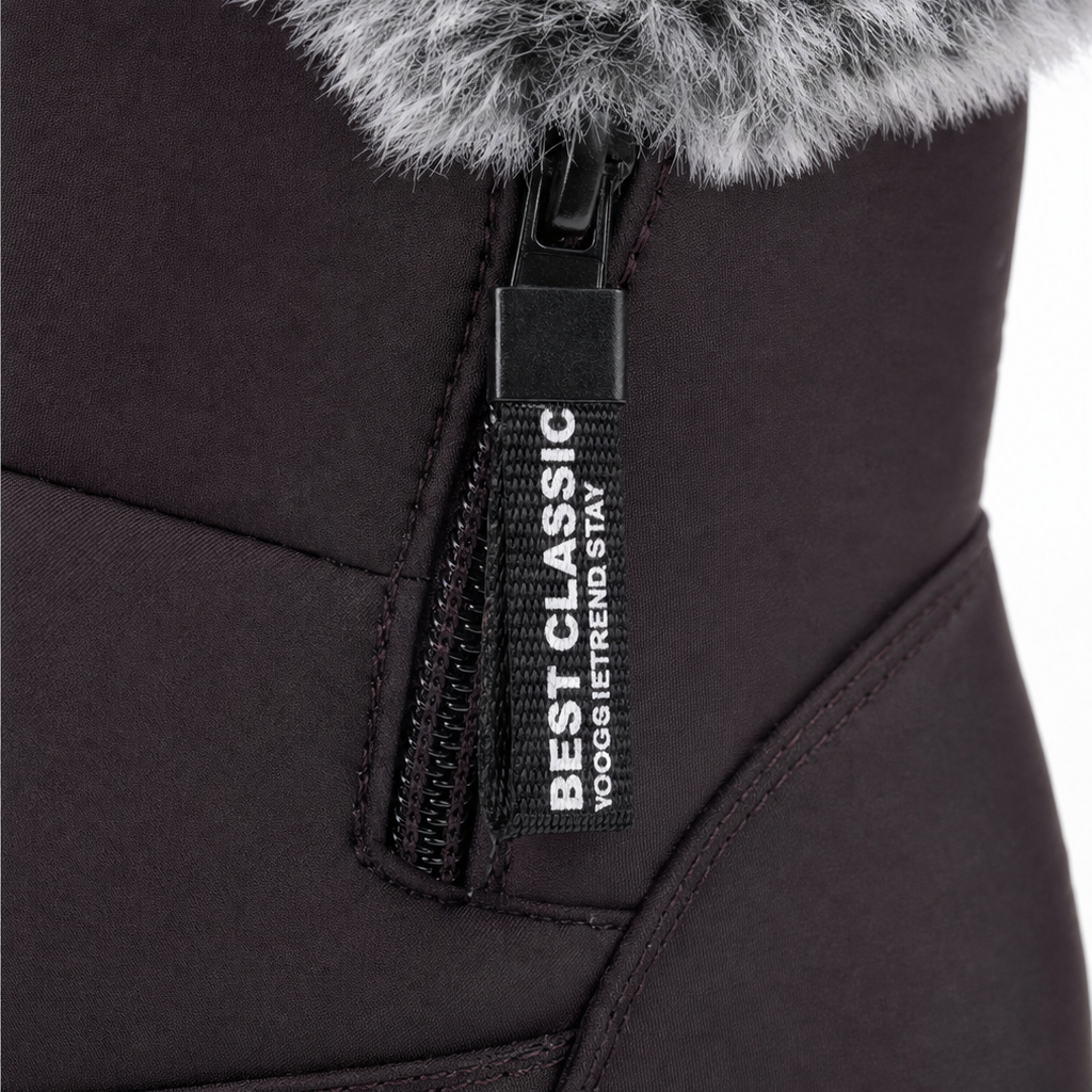 Advika | Bottes de neige imperméables à enfiler doublées en fausse fourrure