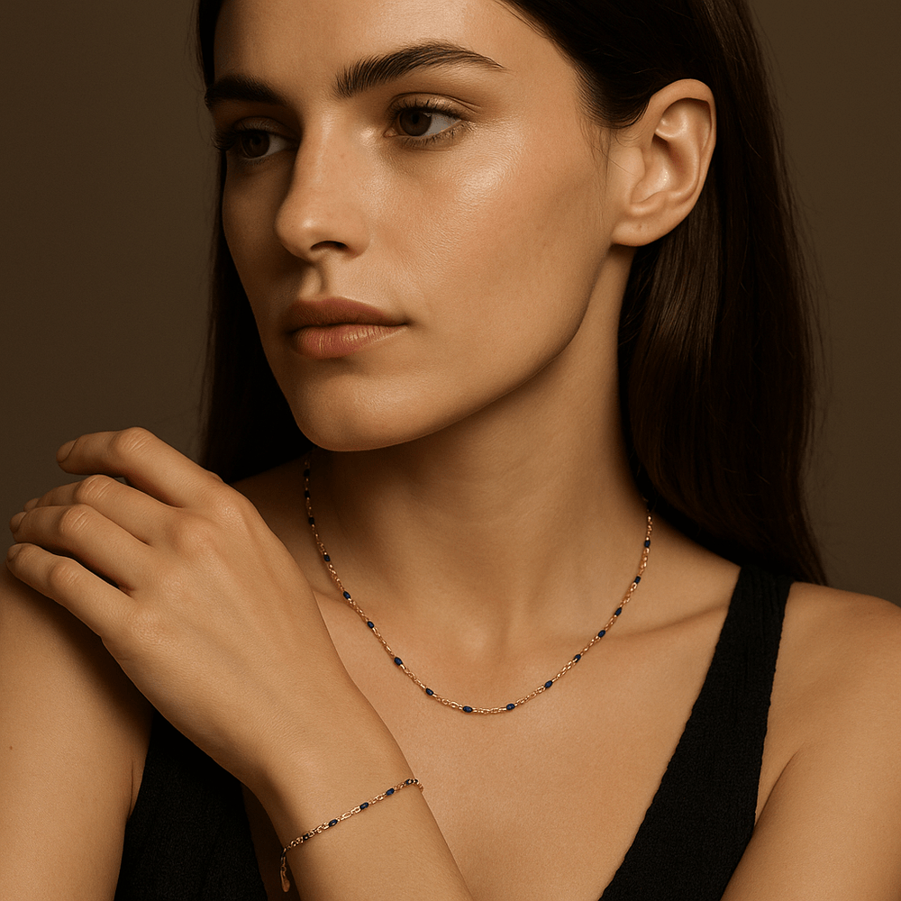 Debby | Bracelet en perles plaqué or