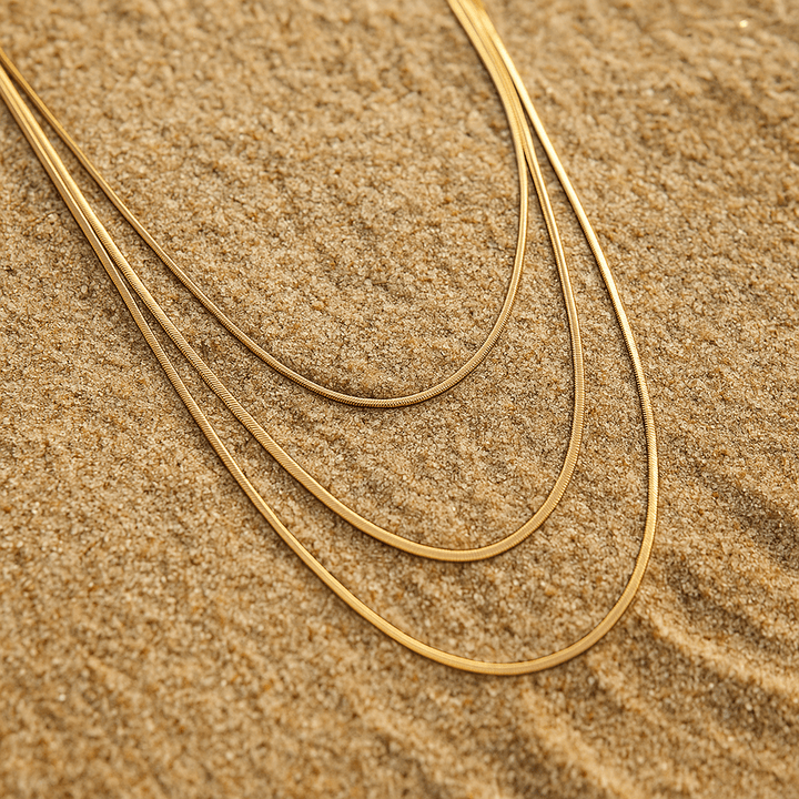 Ariela | Sterling Silver Gold-Plated Necklace