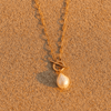 Austyn | Gold-Plated Pearl Necklace