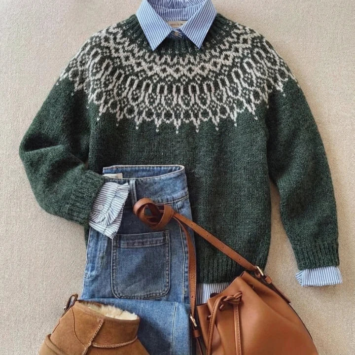 Mona | Fair Isle Knit Sweater
