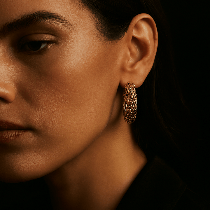 Malka | Sterling Silver Gold-Plated Earrings