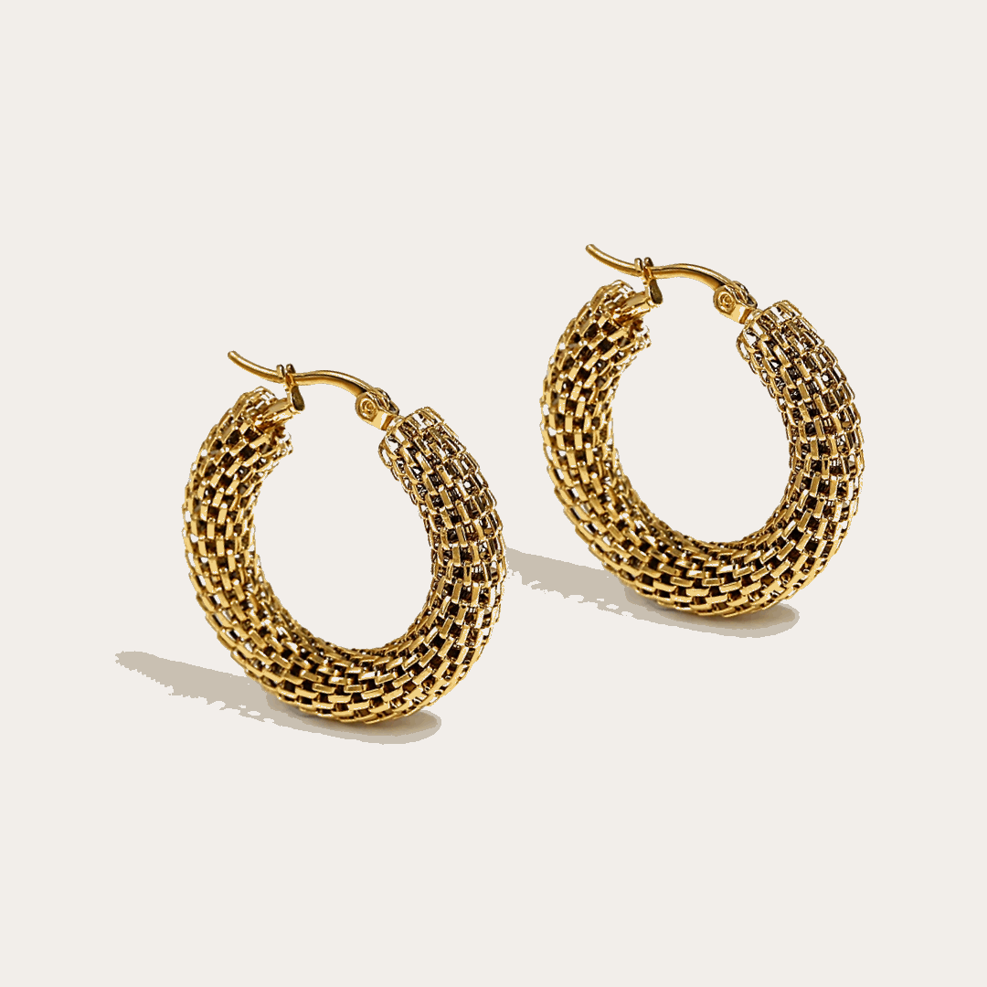 Malka | Sterling Silver Gold-Plated Earrings