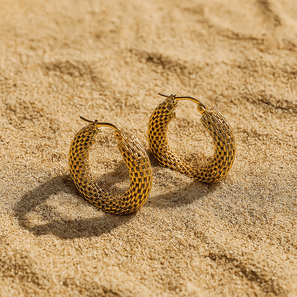 Malka | Sterling Silver Gold-Plated Earrings