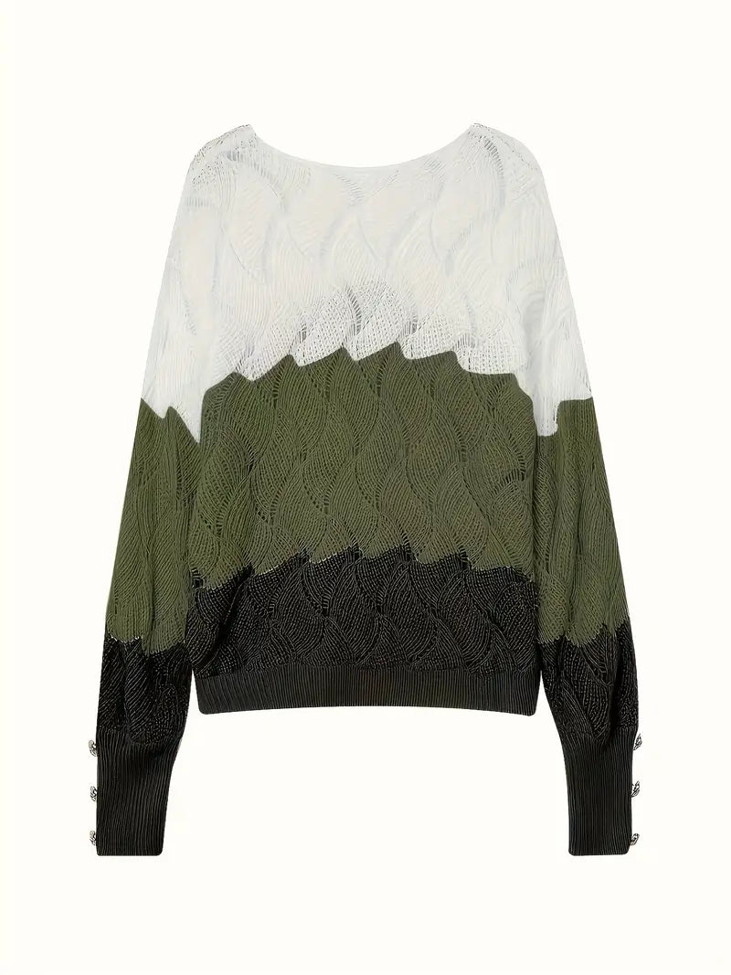 Keira | Cozy Chic Wave Knit Sweater