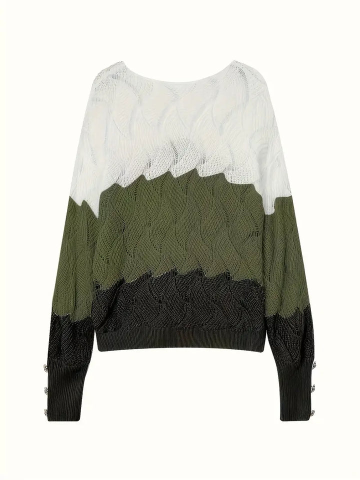 Keira | Cozy Chic Wave Knit Sweater