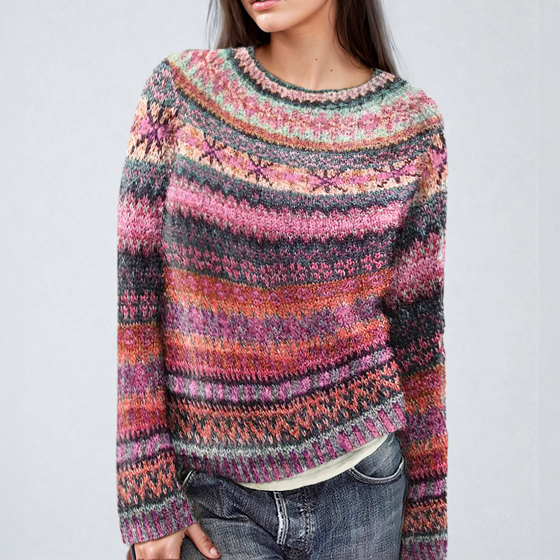 Lucy | Pull Fair Isle classique