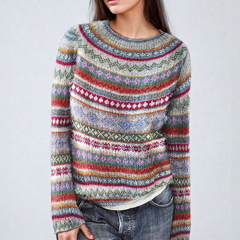 Lucy | Pull Fair Isle classique