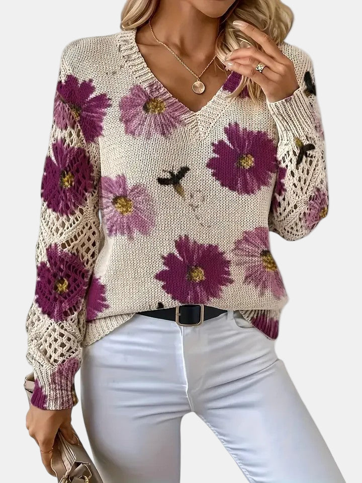 Fern | Blooming Chic Knit Sweater