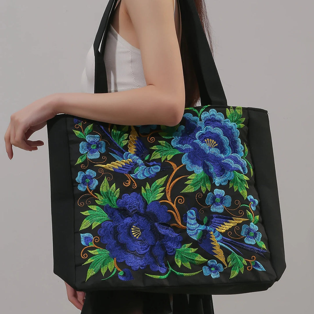 Carleigh | Embroidered Tote Bag