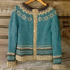 Nellie | Fair Isle Knit Button-Up Cardigan