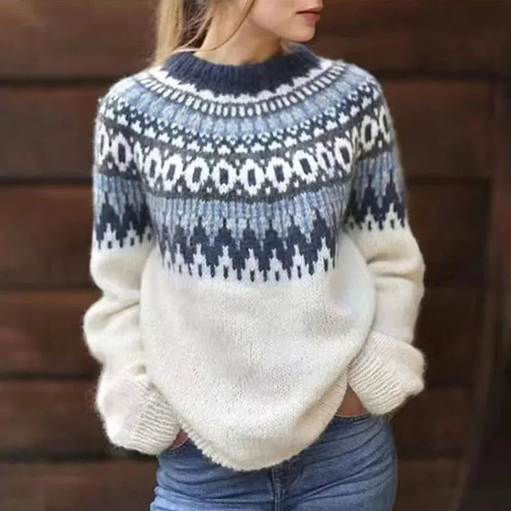 Earlene | Fair Isle Knit Sweater