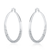 Wednesday | Silver Circle Hoop Earrings