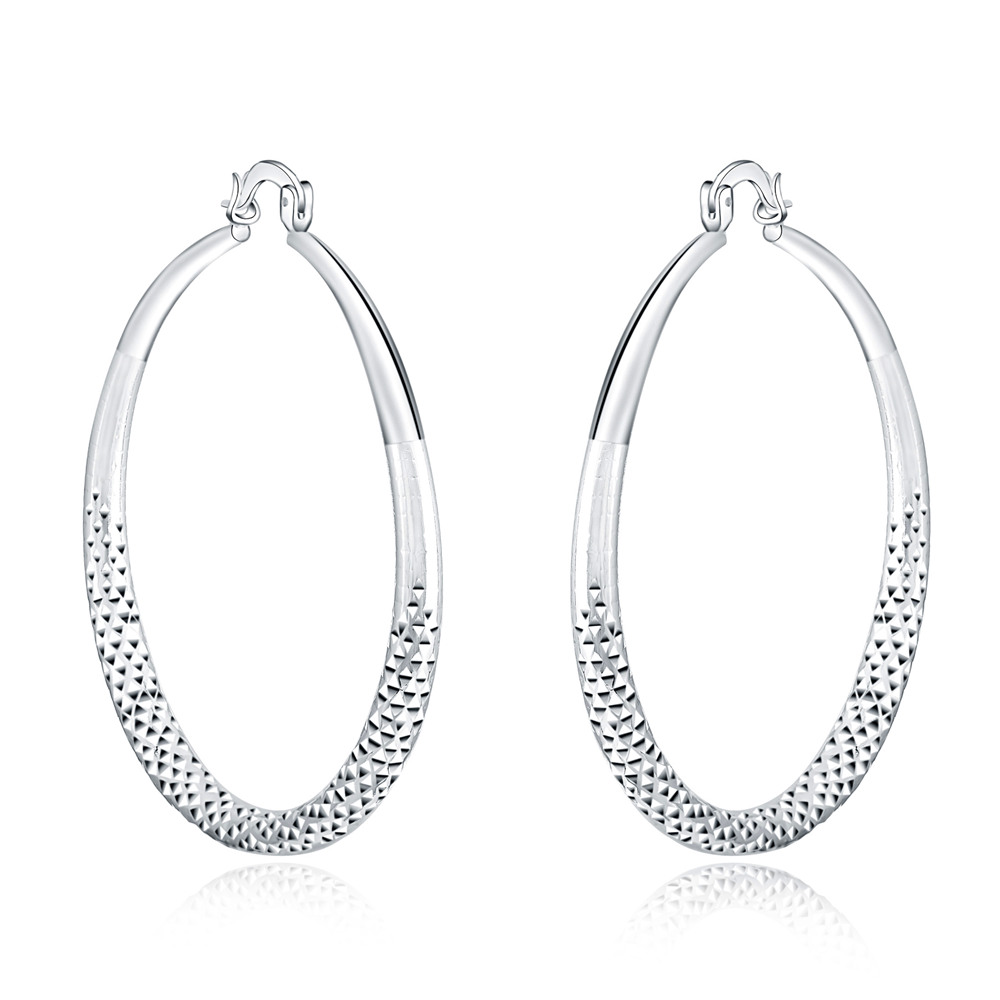 Wednesday | Silver Circle Hoop Earrings