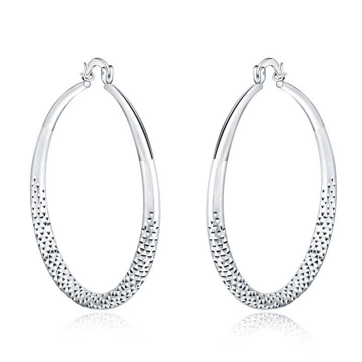 Wednesday | Silver Circle Hoop Earrings