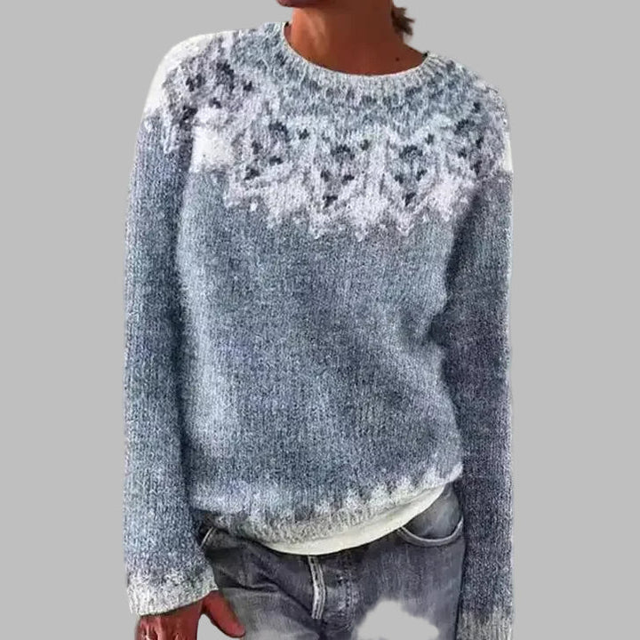Adanna | Nordic Fair Isle Knit Sweater