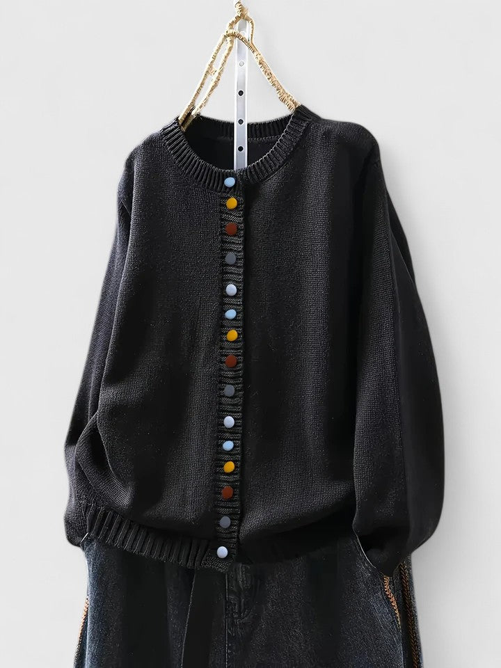 Kara | Whimsical Button Cardigan