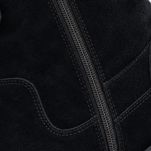 Meilani | Bottines zippées latérales doublées en polaire