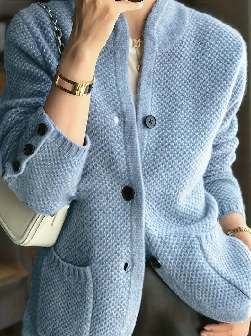 Michelle | Le cardigan en maille texturée douillet