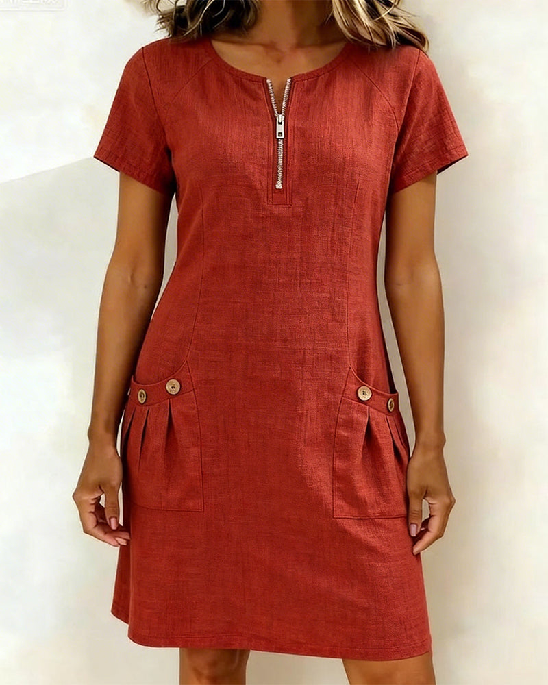 Leliana Elegant Everyday Dress detail