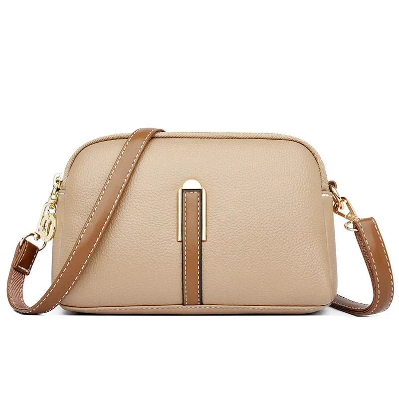 Mykaella | Compact Soft Leather Shoulder Bag