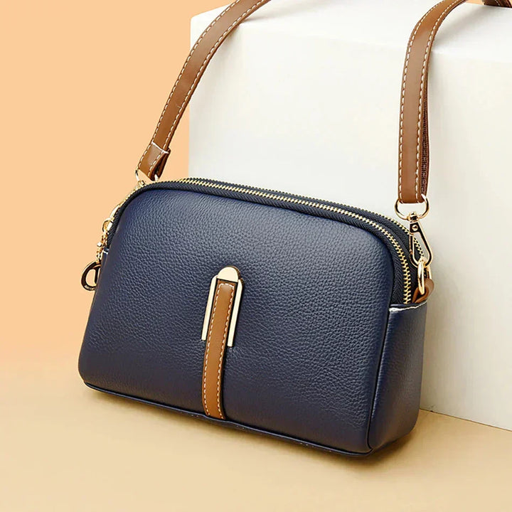 Mykaella | Compact Soft Leather Shoulder Bag