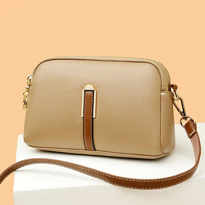 Mykaella | Compact Soft Leather Shoulder Bag