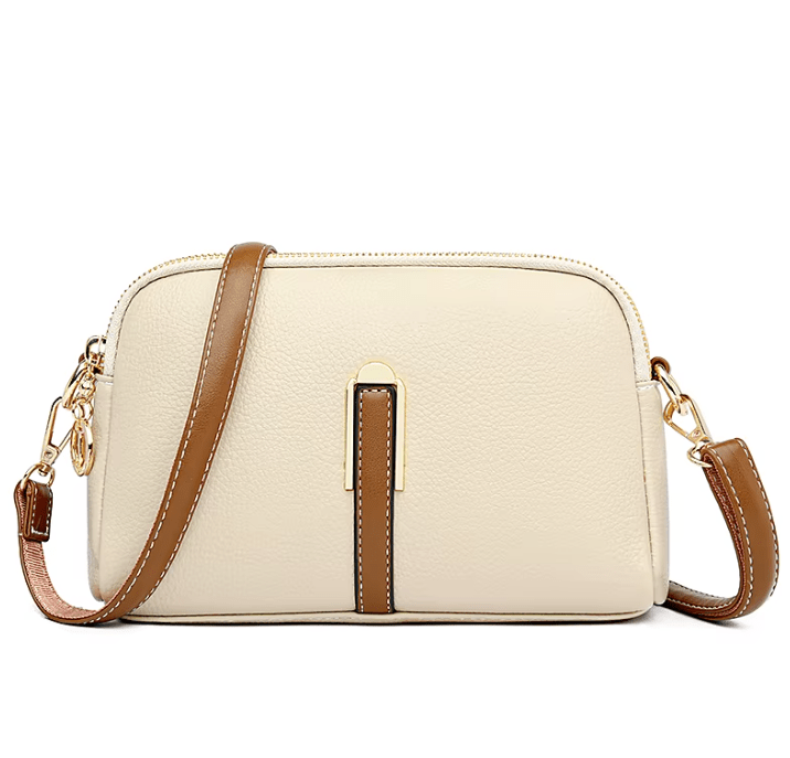 Mykaella | Compact Soft Leather Shoulder Bag