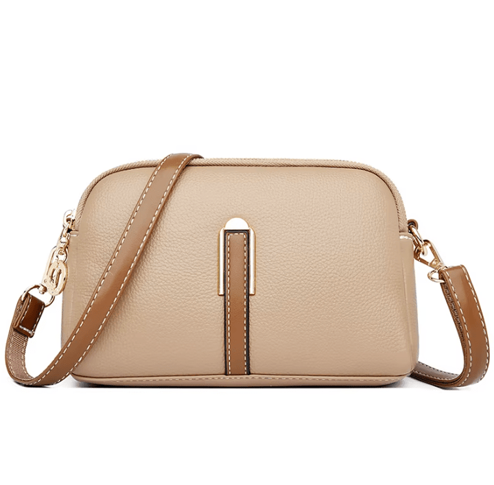 Mykaella | Compact Soft Leather Shoulder Bag