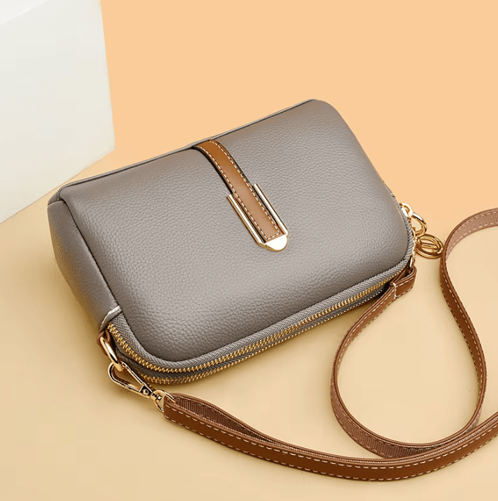 Mykaella | Compact Soft Leather Shoulder Bag